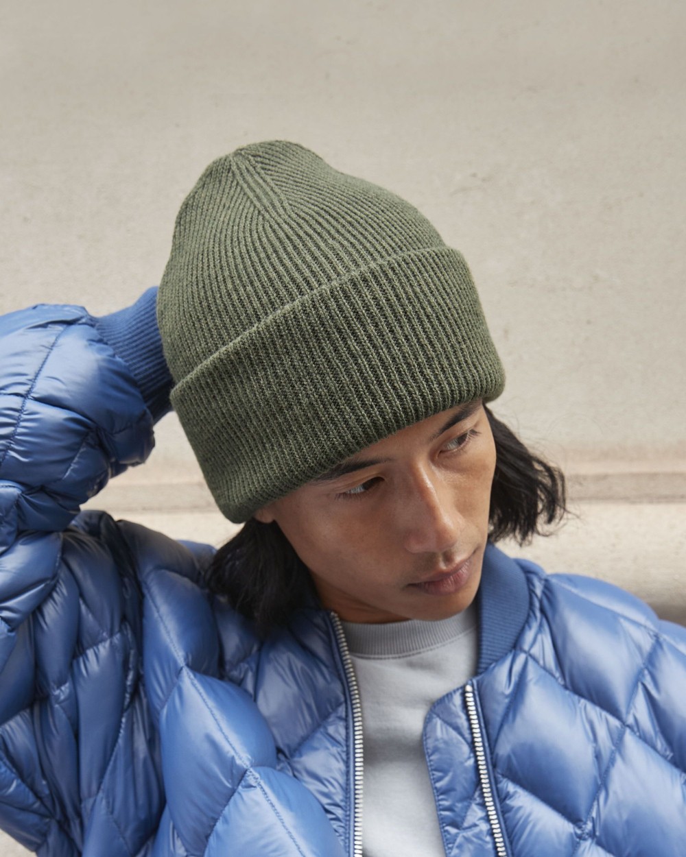 BEECHFIELD CLASSIC ENGINEERED DEEP CUFFED BEANIE Mützen personalisierbar