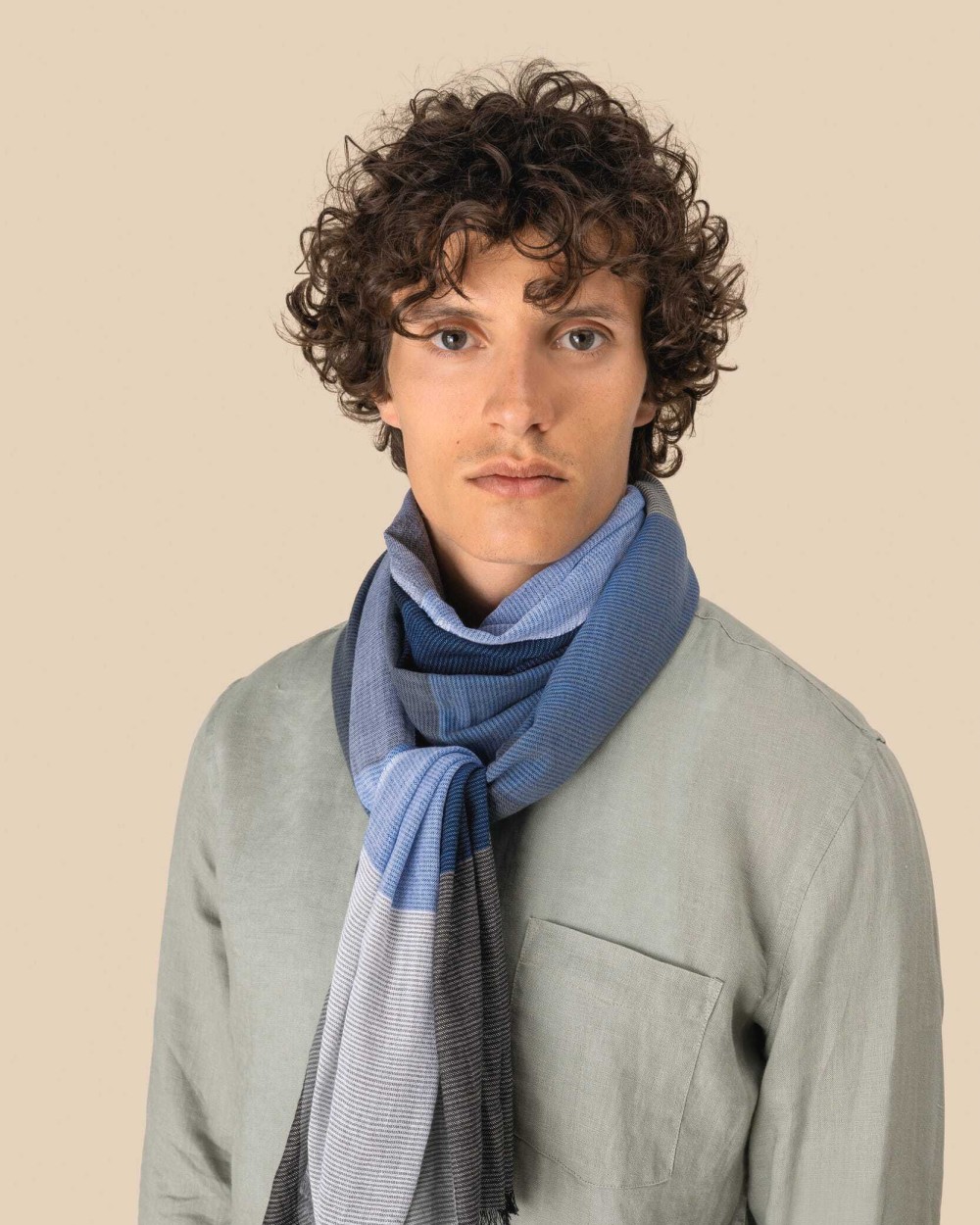 SPASSO Kariertes Unisex-Schal Schals personalisierbar