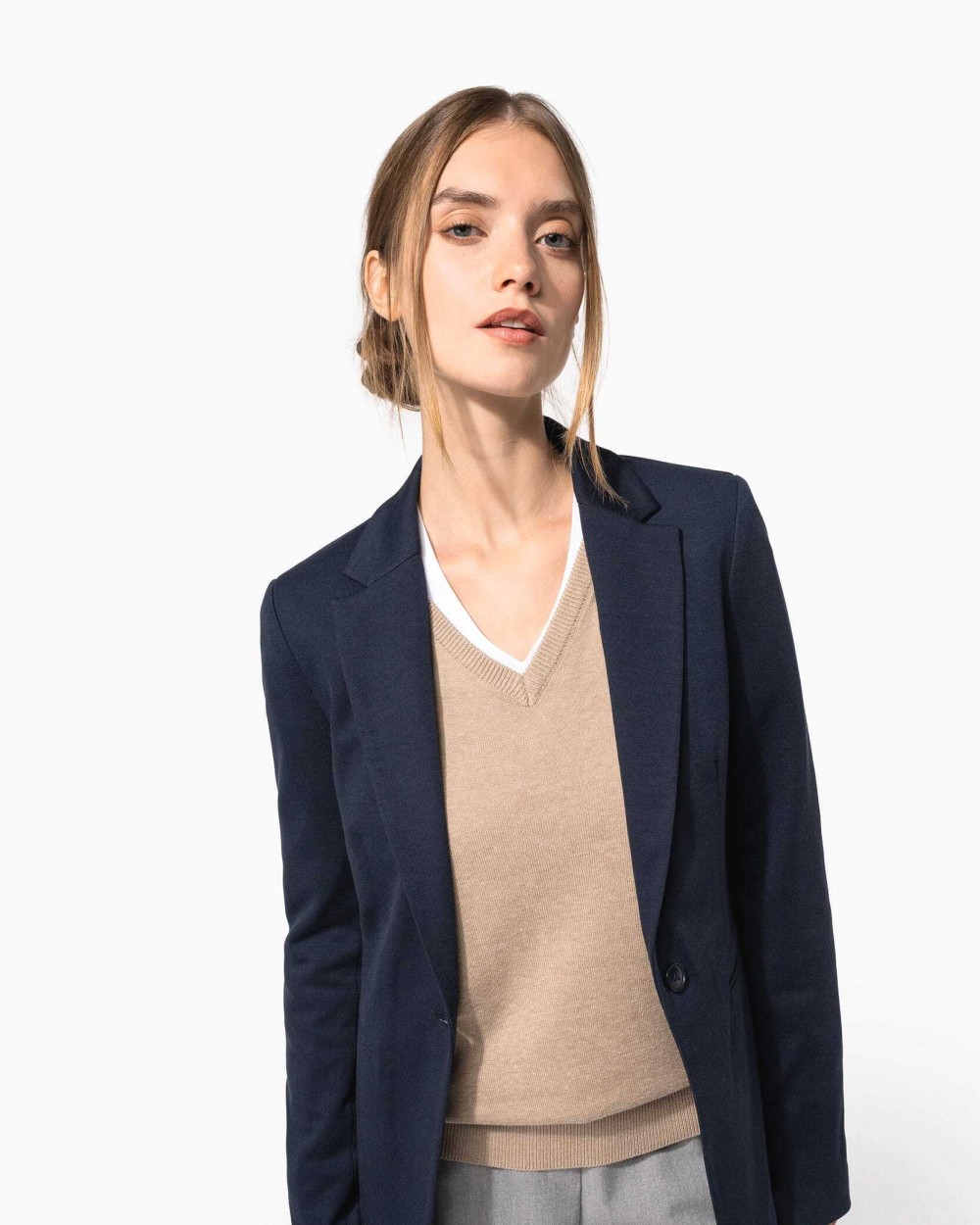 KARIBAN Damen-Strickjacke Jacken personalisierbar
