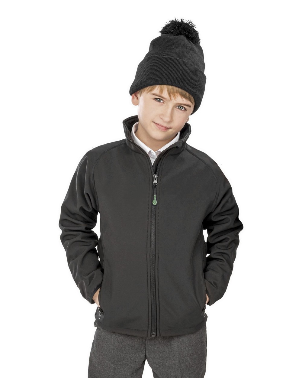 Softshells personnalisable RESULT Recycled 2-Layer Printable Youth Softshell Jacket