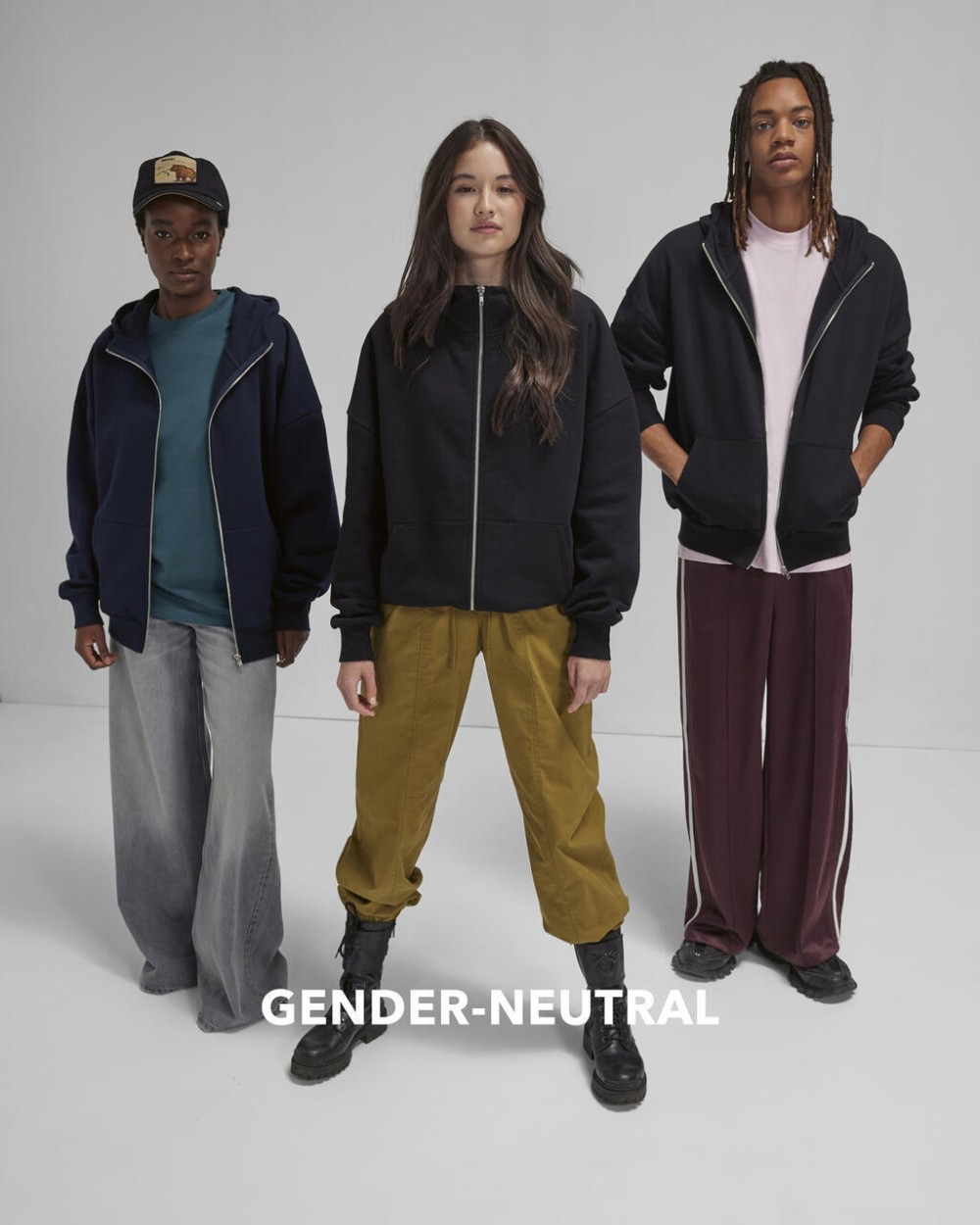 Sweaters & hoodies B&C Influence Zip Hood voor bedrukking &amp; borduring