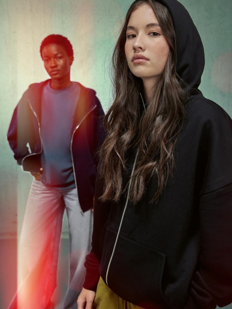 Sweat-shirts à personnaliser B&C Influence Zip Hood 