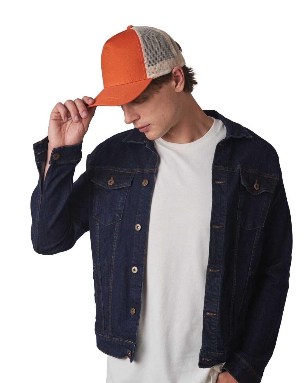 K-UP 5-Panel Trucker-Kappe Mesh Kappen personalisierbar