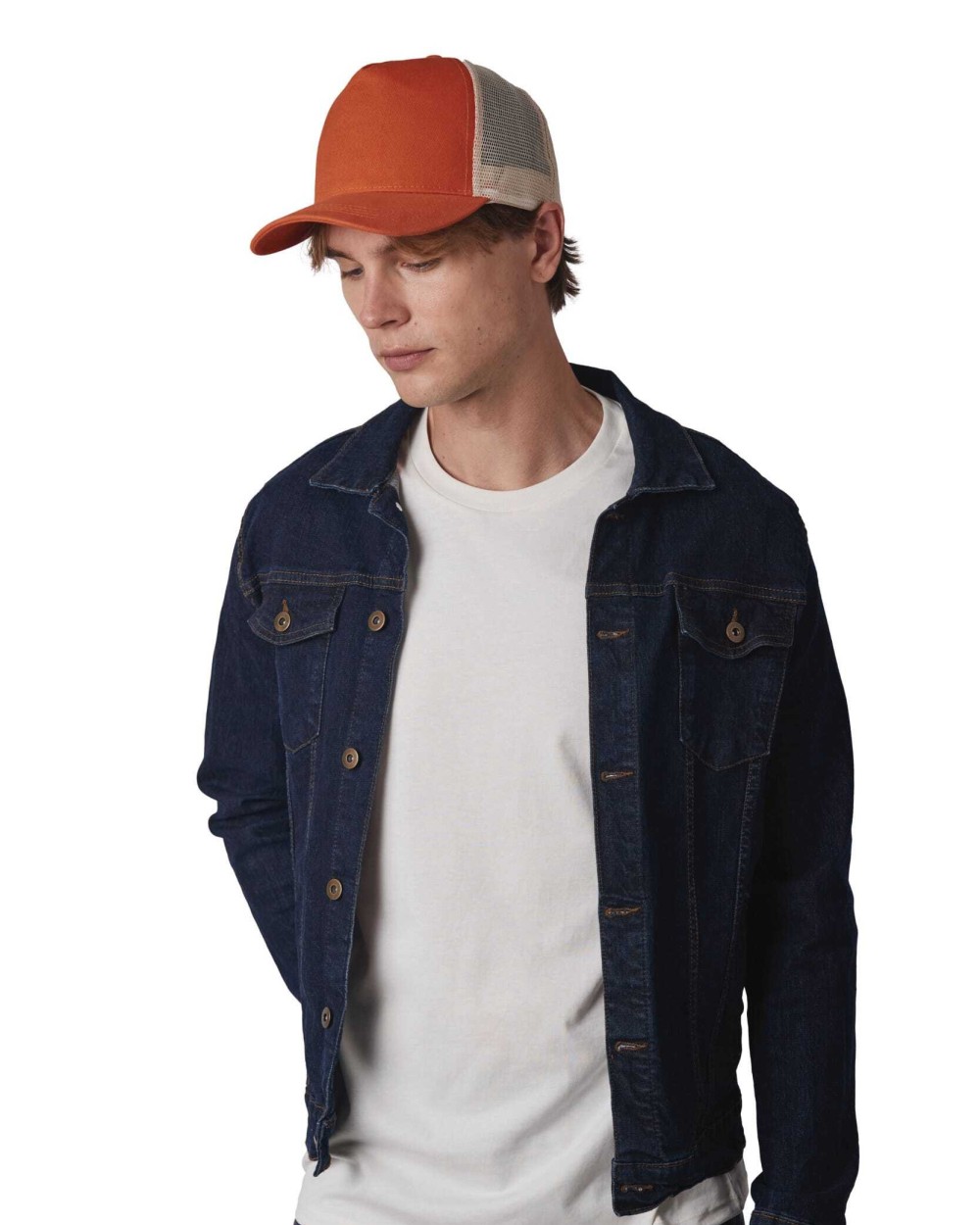 K-UP 5-Panel Trucker-Kappe Mesh Kappen personalisierbar