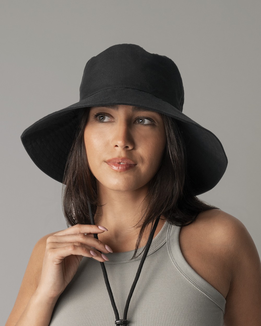 BEECHFIELD WIDE BRIM SUN HAT Bob-Mützen personalisierbar