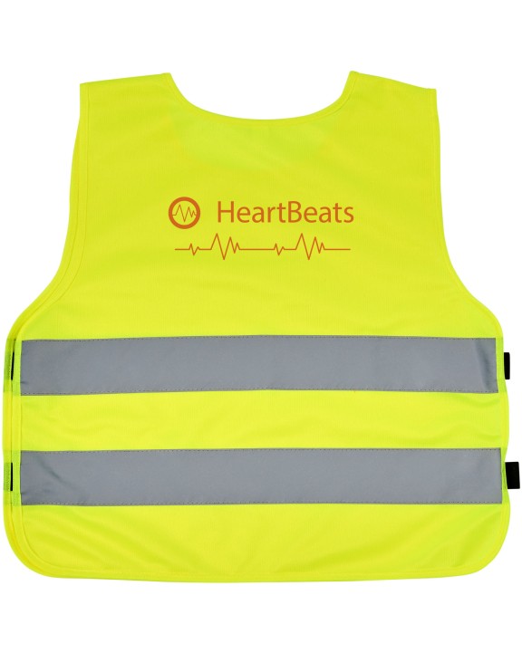 Gilets de sécurité personnalisable 4DO Gilet de sécurité XXS velcro pour enfants 3-6 ans Odile RFX™