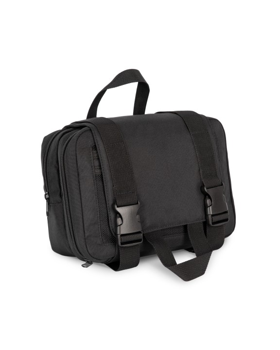 KIMOOD Recycelter Toilettenbeutel mit doppeltem Fach Taschen personalisierbar