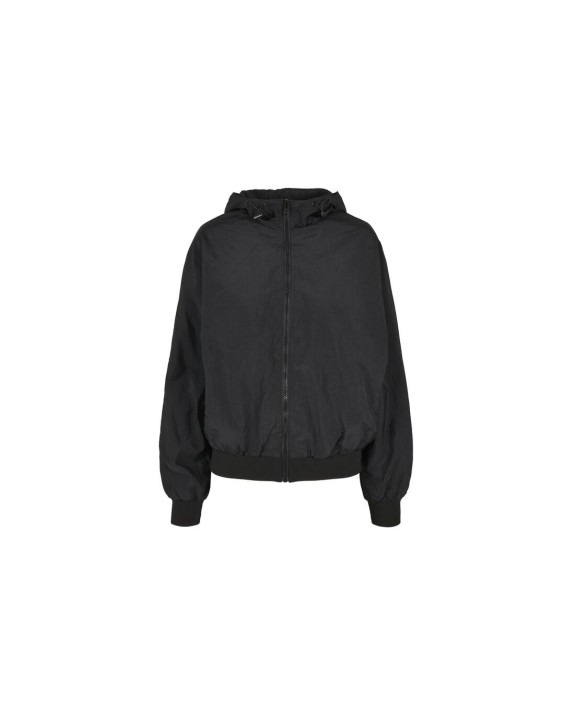 Vestes personnalisable BUILD YOUR BRAND Ladies´ Crinkle Batwing Jacket