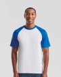 T-shirts FOL Valueweight Baseball T met korte mouwen voor bedrukking &amp; borduring