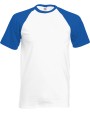 T-shirts FOL Valueweight Baseball T met korte mouwen voor bedrukking &amp; borduring