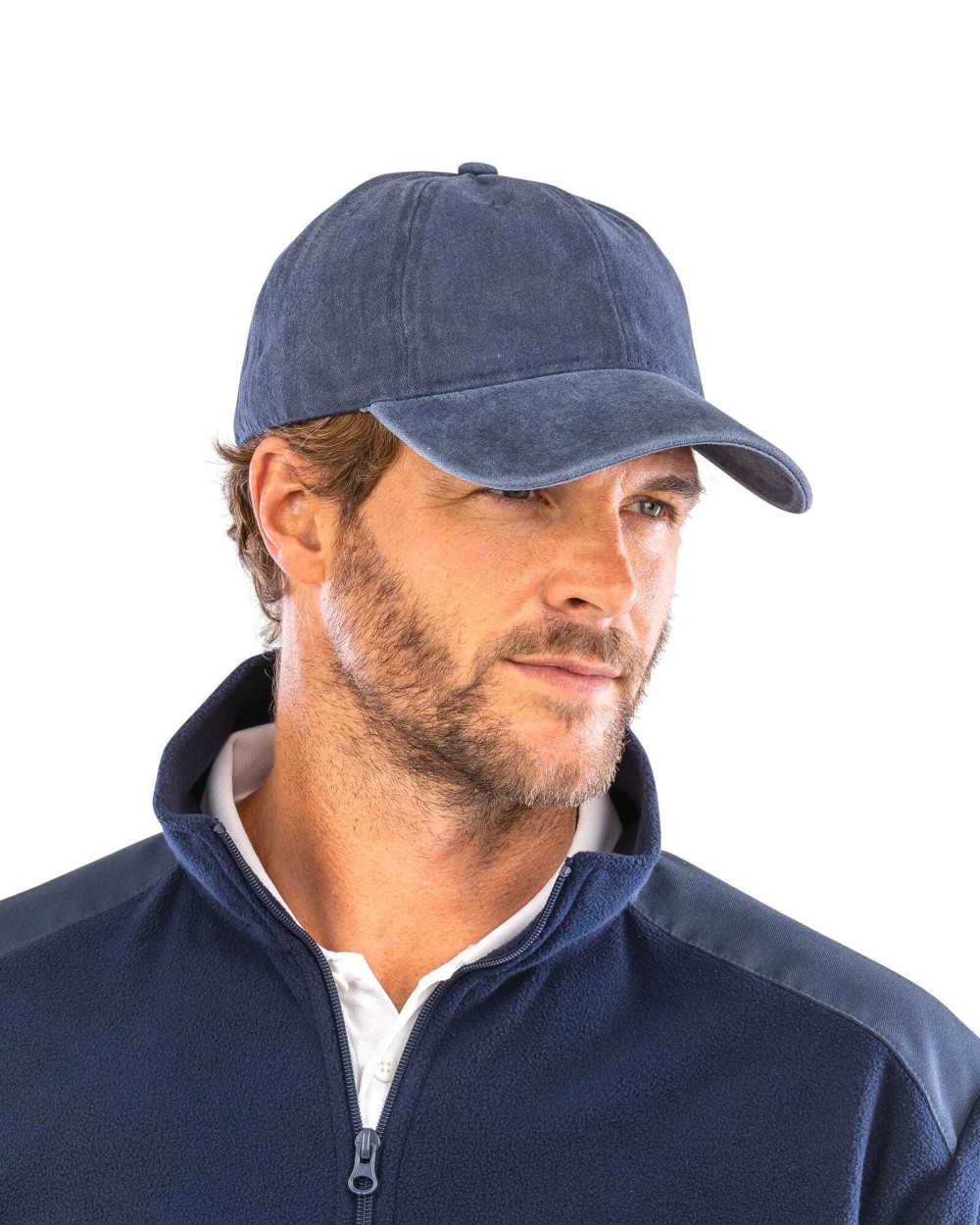 Petjes RESULT Vintage pet van puur katoen voor bedrukking &amp; borduring