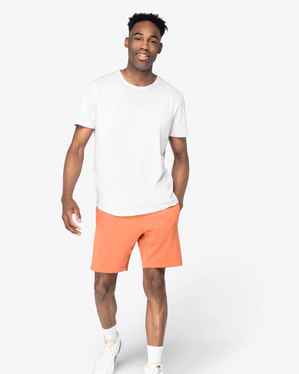 T-shirts NATIVE SPIRIT Ecologisch T-shirt afgerond boord ronde hals korte mouwen Heren voor bedrukking &amp; borduring