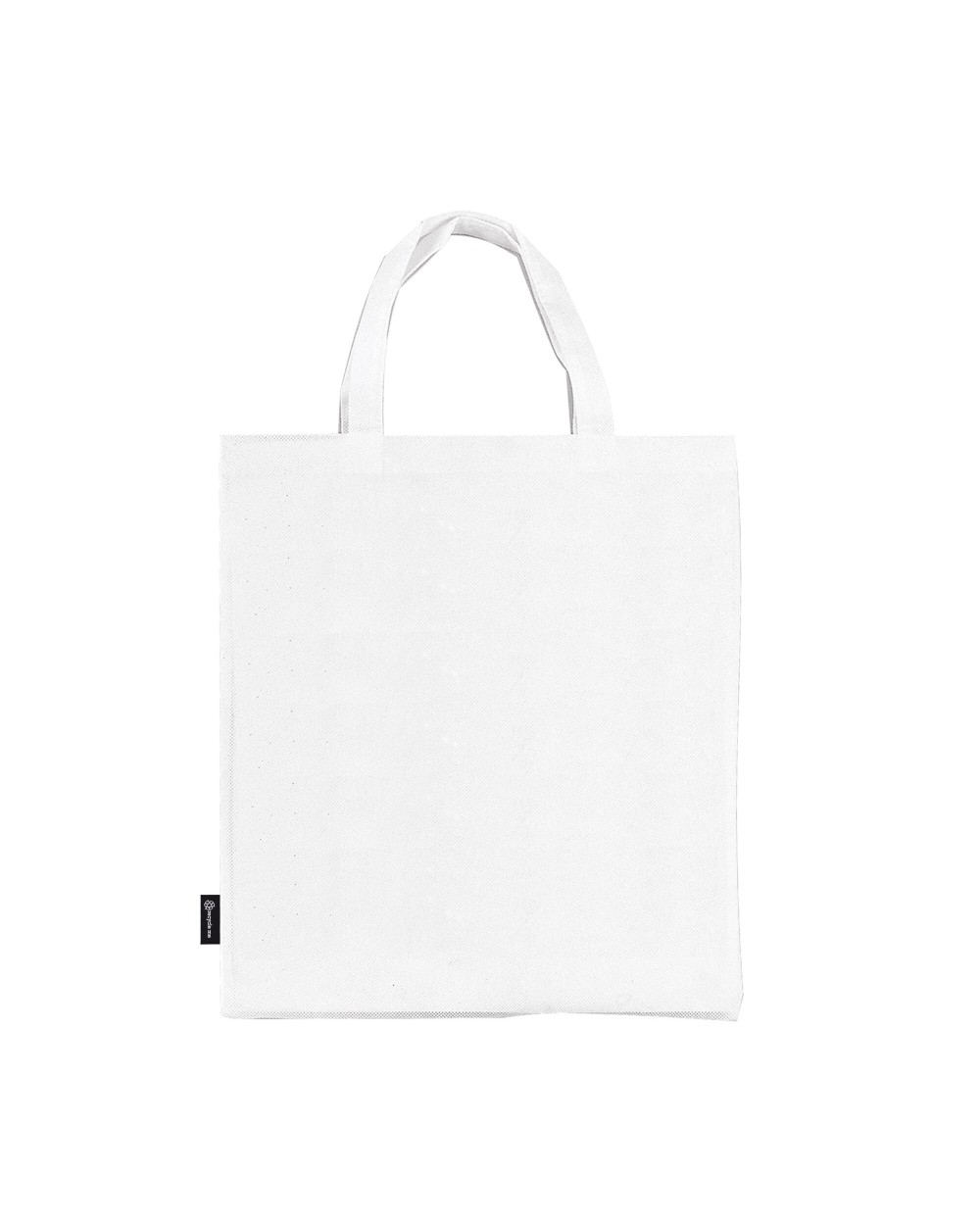 Tassen & Zakken 4DO Draagtas non-woven wit 75g/m² voor bedrukking &amp; borduring