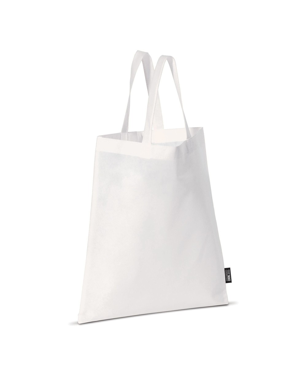 Tassen & Zakken 4DO Draagtas non-woven wit 75g/m² voor bedrukking &amp; borduring
