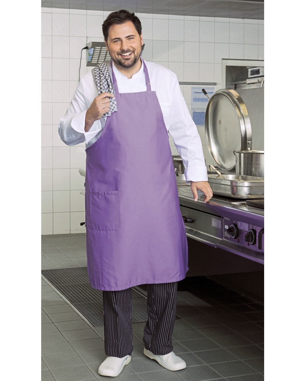 Schorten EXNER Bib Apron XXL 100 x 100 cm voor bedrukking &amp; borduring