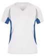 JAMES & NICHOLSON Ladies' running T-shirt with V-neck T-Shirts personalisierbar