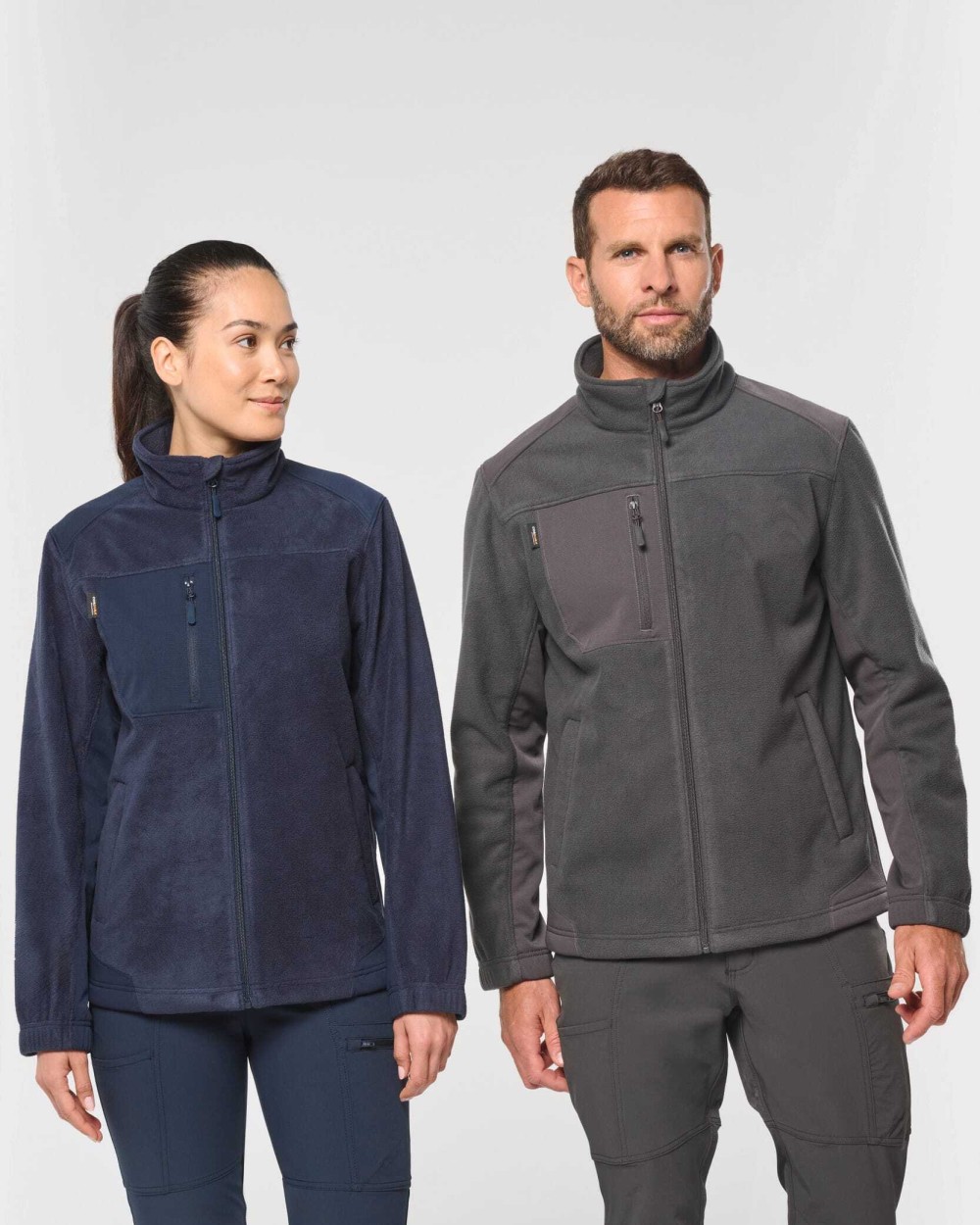 WK. DESIGNED TO WORK Unisex-Fleece mit isolierender Membran Polar Fleeces personalisierbar