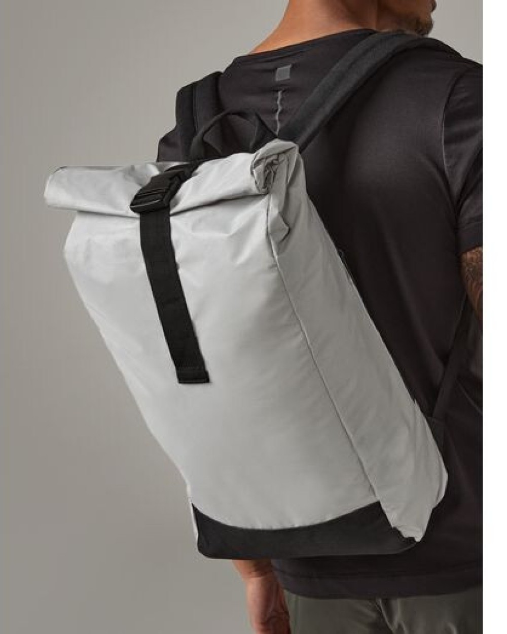 Sacs & Bagagerie personnalisable BAG BASE REFLECTIVE ROLL-TOP BACKPACK