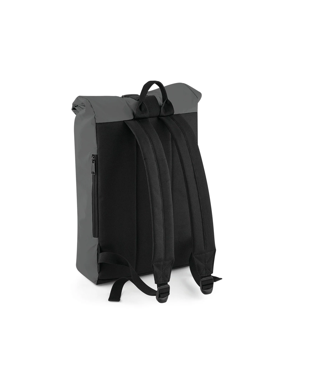 Tassen & Zakken BAG BASE REFLECTIVE ROLL-TOP BACKPACK voor bedrukking &amp; borduring