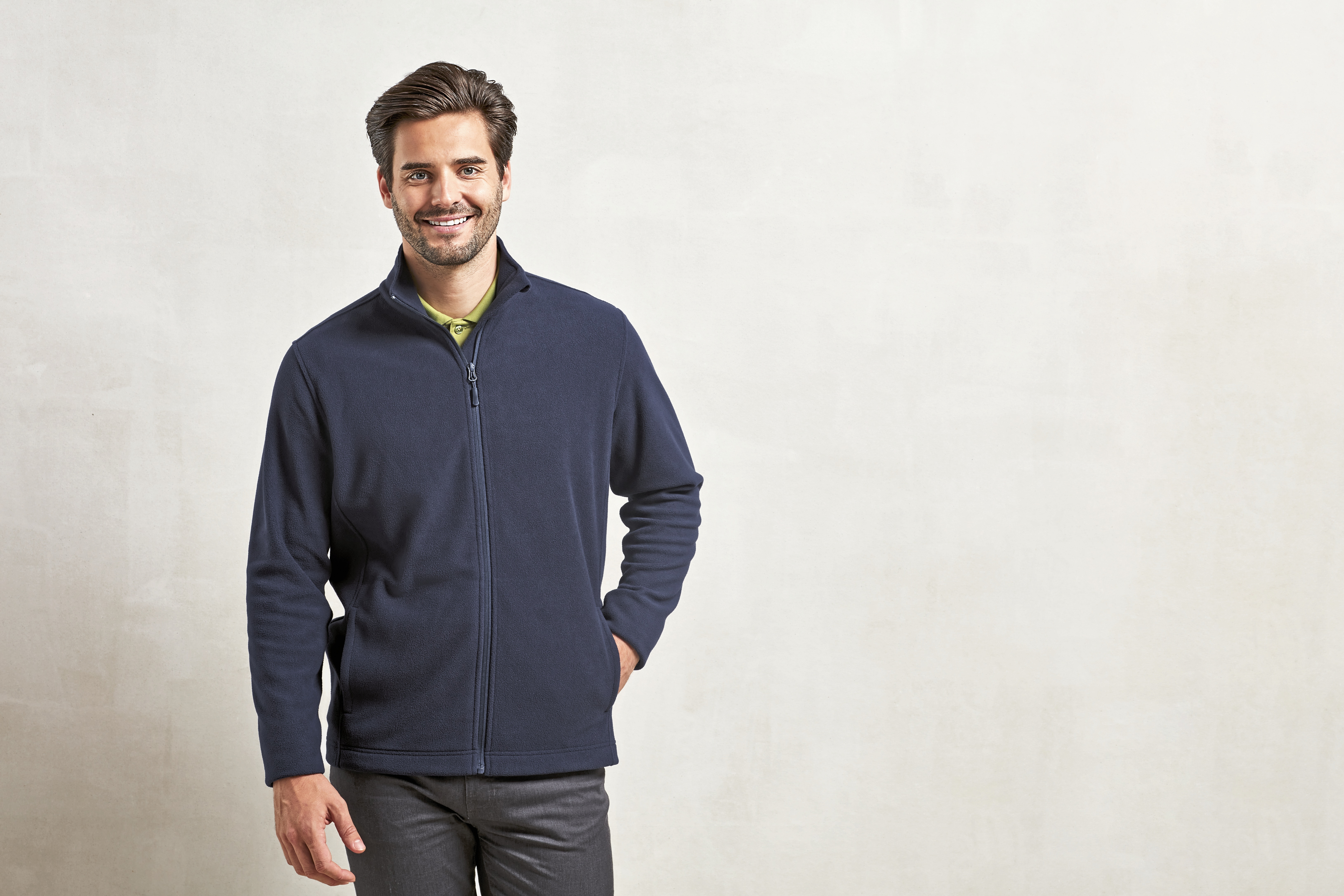 Laines polaires personnalisable PREMIER Men´s ´Recyclight´ Full Zip Micro Fleece