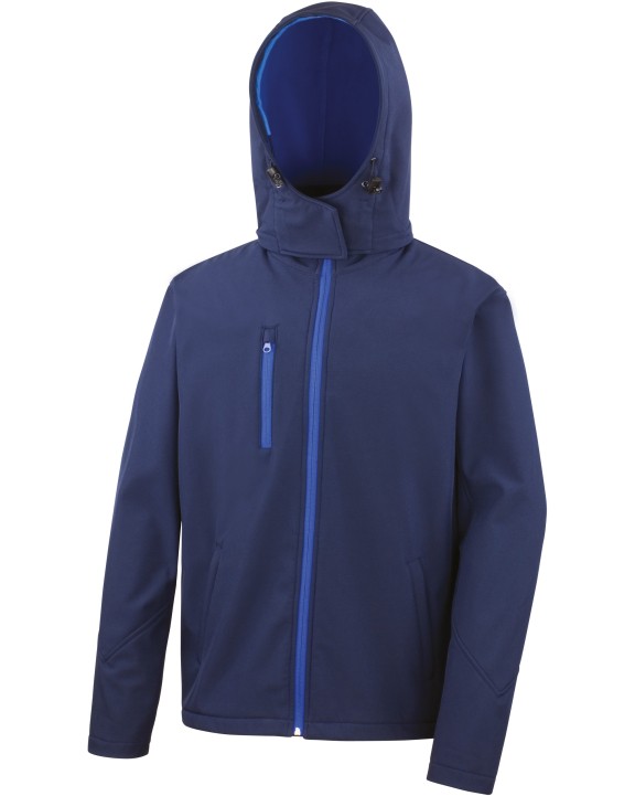 Softshells personnalisable RESULT Veste Softshell Capuche Homme TX Performance