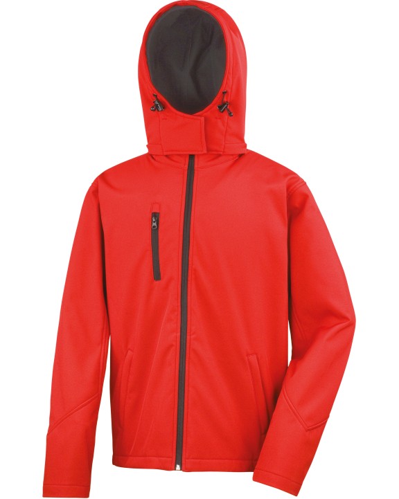 Softshells personnalisable RESULT Veste Softshell Capuche Homme TX Performance
