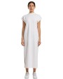 Jurken BUILD YOUR BRAND Ladies Long Extended Shoulder Dress voor bedrukking &amp; borduring
