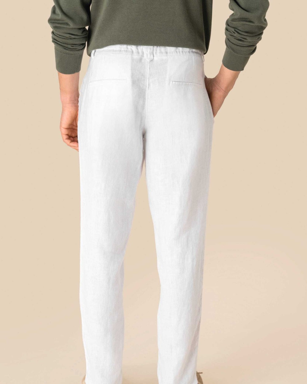 SPASSO Ausgewaschene Herrenhose aus Leinen Hosen personalisierbar