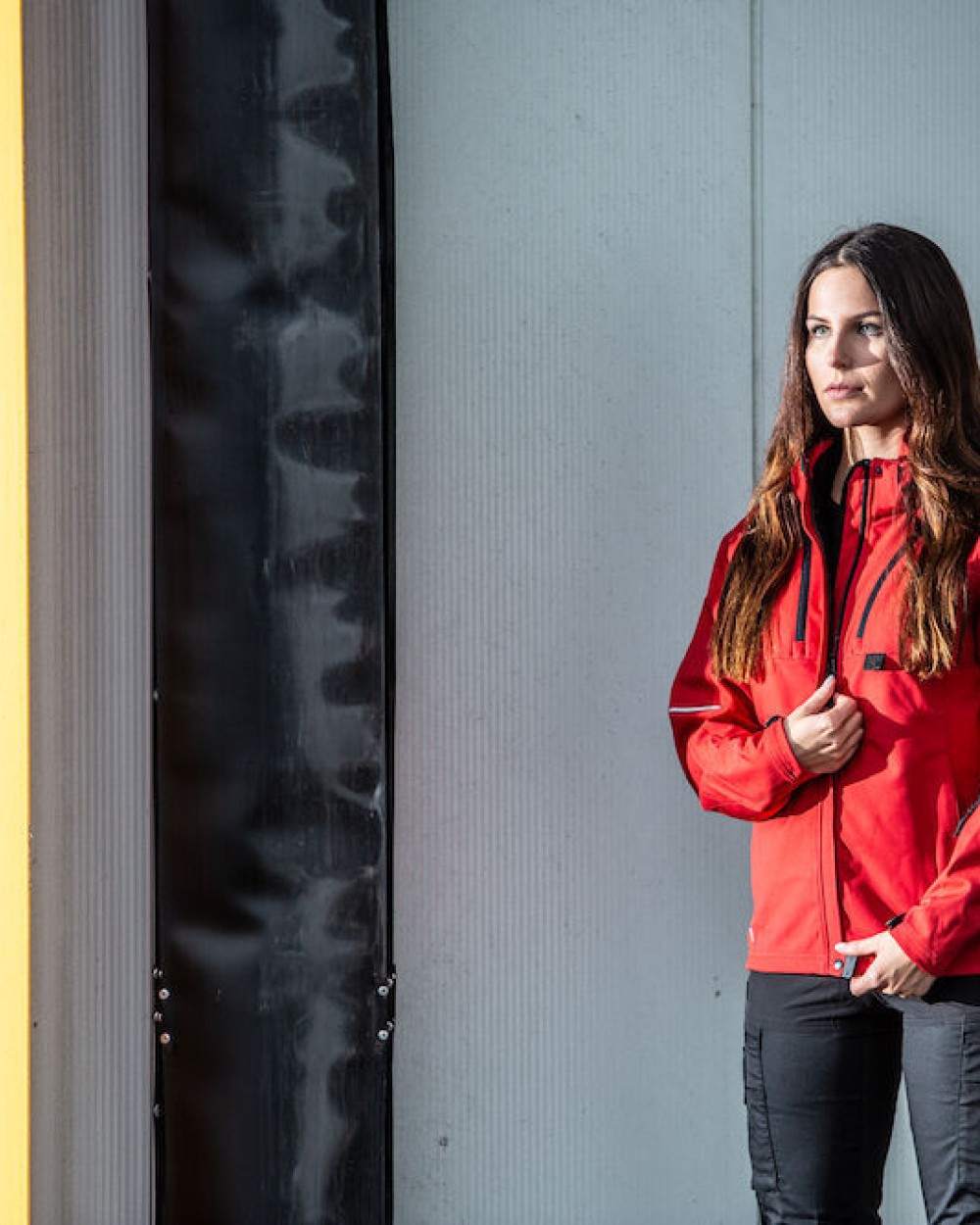 Softshells PROJOB 3413 DAMES GEVOERDE SOFTSHELL JAS voor bedrukking &amp; borduring