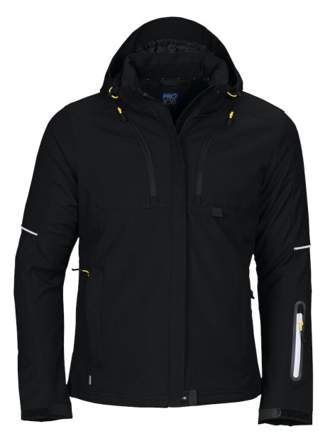 PROJOB 3413 SOFTSHELL PRIO DOUBLEE FEMME A CAPUCHE /api/colors/b9fdad4a-5e94-45cb-8c03-c08b349b28c3 personnalisable