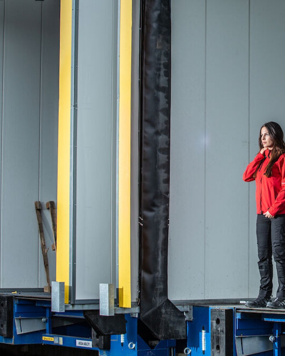 Softshells personnalisable PROJOB 3413 SOFTSHELL PRIO DOUBLEE FEMME A CAPUCHE