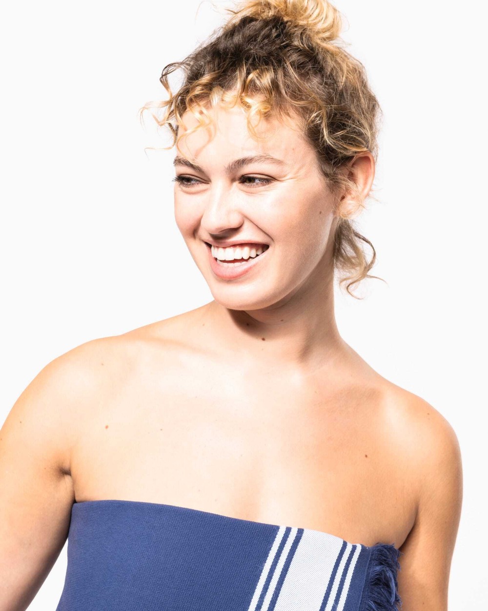 KARIBAN Saunatuch Fouta-Stil Bad Artikeln personalisierbar