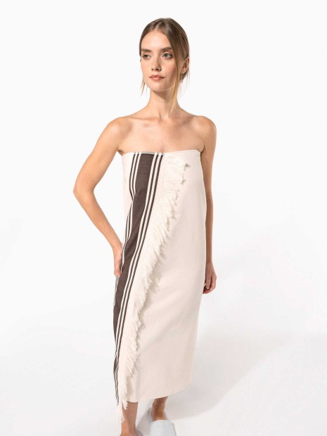 Produits éponges à personnaliser KARIBAN Serviette fouta 