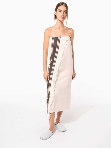 Produits éponges à personnaliser KARIBAN Serviette fouta 