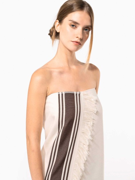 Produits éponges à personnaliser KARIBAN Serviette fouta 