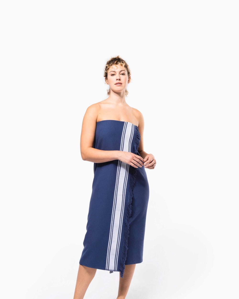 KARIBAN Saunatuch Fouta-Stil Bad Artikeln personalisierbar