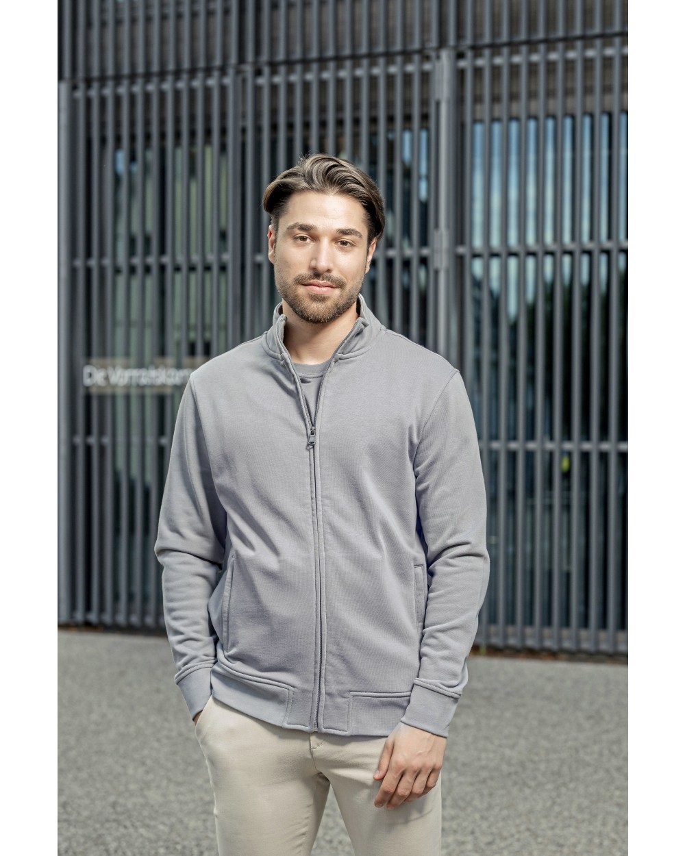 HRM Men´s Premium Full-Zip Sweat Jacket Sweatshirts personalisierbar