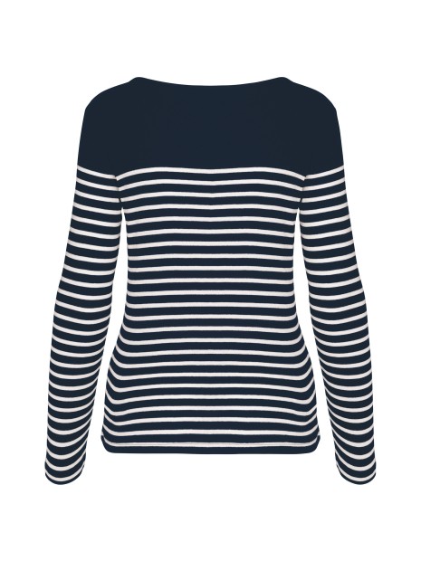 KARIBAN Marinière manches longues femme /api/colors/4c56d9a2-217a-4a2b-a210-79f642860e95 personnalisable