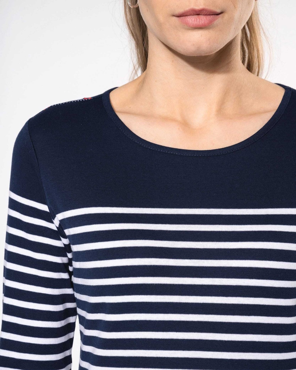 T-Shirts personnalisable KARIBAN Marinière manches longues femme