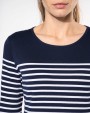 T-Shirts personnalisable KARIBAN Marinière manches longues femme