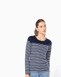 T-Shirts personnalisable Kariban Marinière manches longues femme