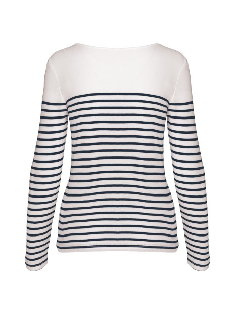 KARIBAN Marinière manches longues femme /api/colors/ca65086d-7892-42a6-b871-d99cb94664fc personnalisable