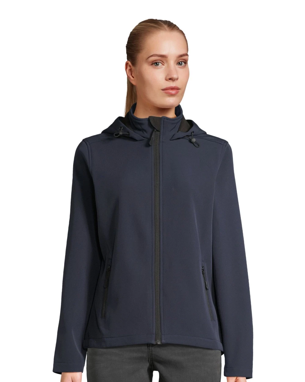 Softshells SOL'S Women´s Race Softshell Hooded Jacket voor bedrukking &amp; borduring