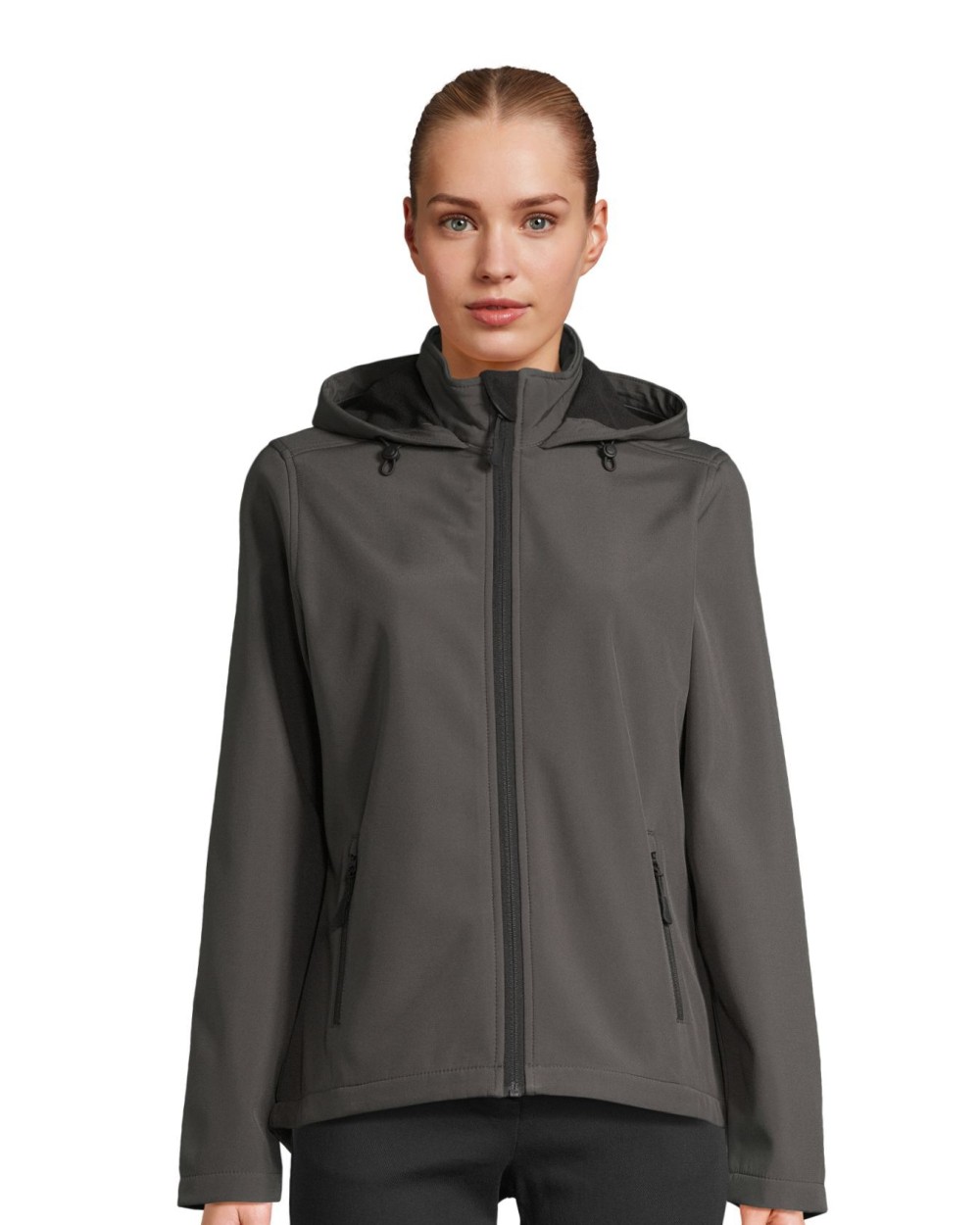 SOL'S Women´s Race Softshell Hooded Jacket Softshells personalisierbar