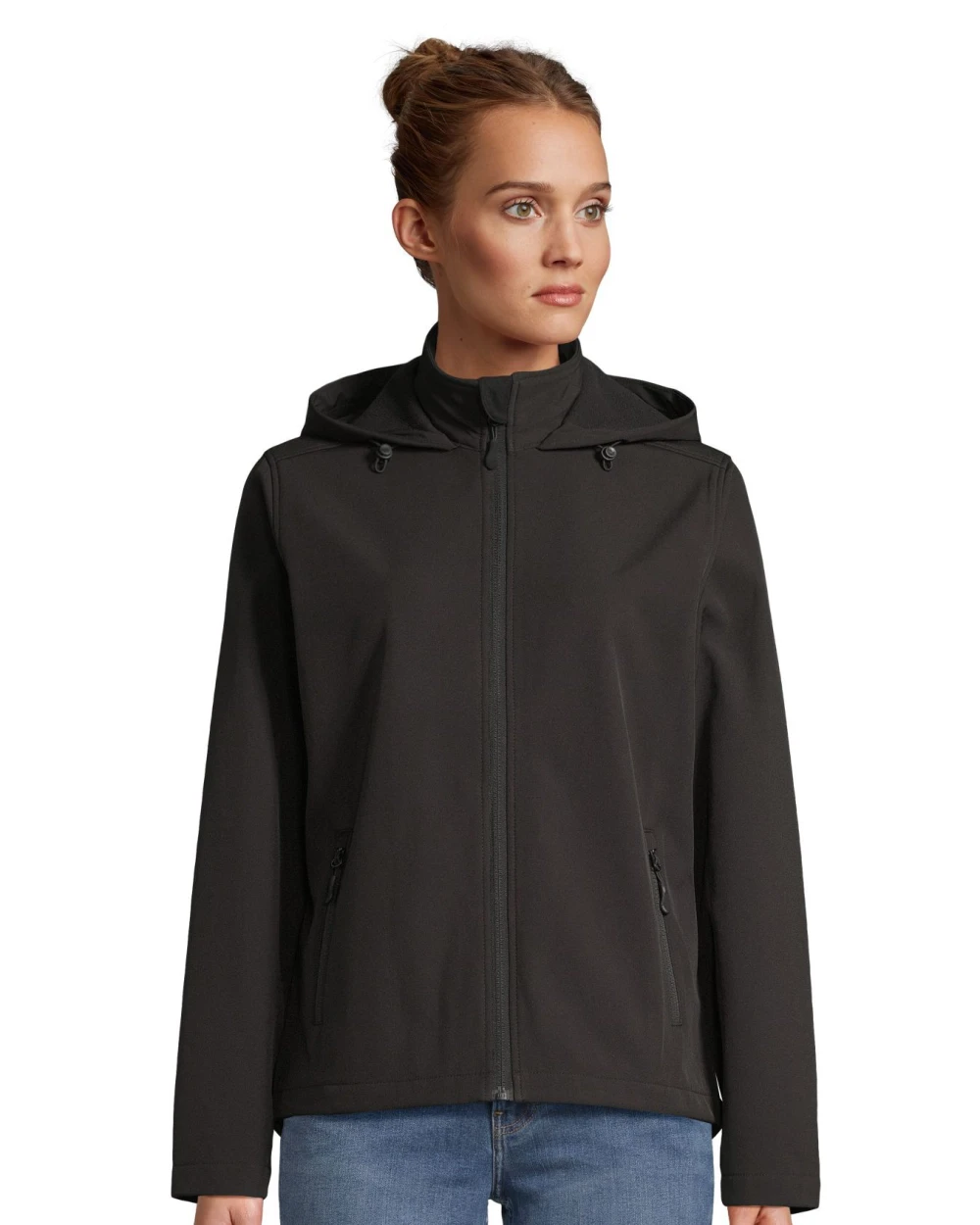 Softshells SOL'S Women´s Race Softshell Hooded Jacket voor bedrukking &amp; borduring