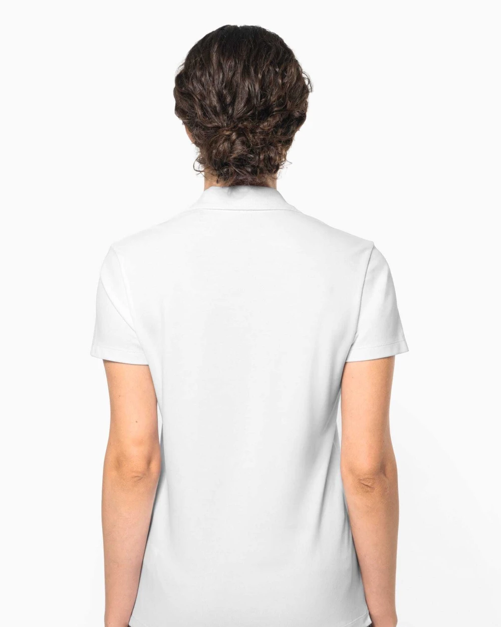 Polo's KARIBAN Supima®-katoenen polo met V-hals voor dames voor bedrukking &amp; borduring