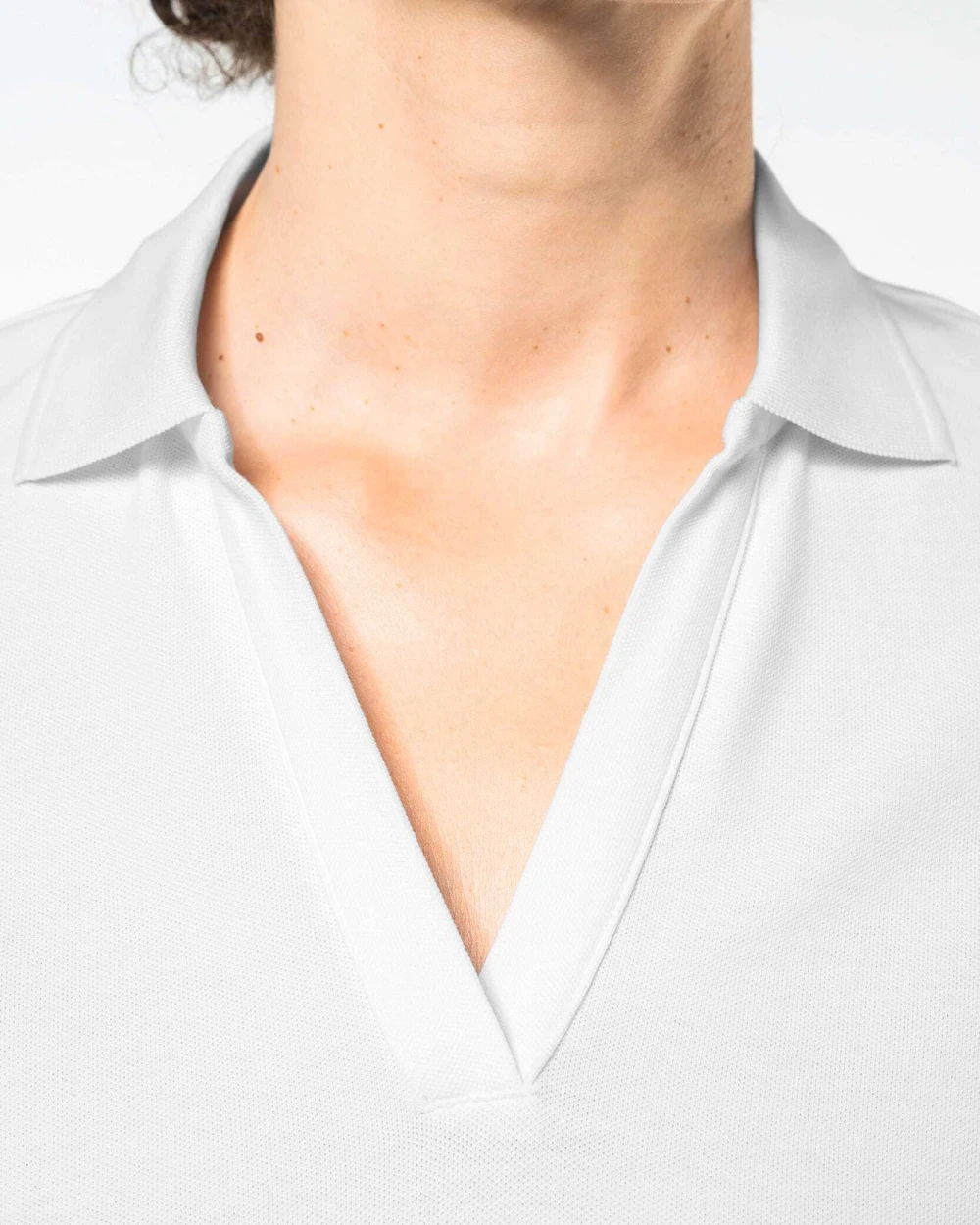 Polos personnalisable KARIBAN Polo col en V coton Supima® femme
