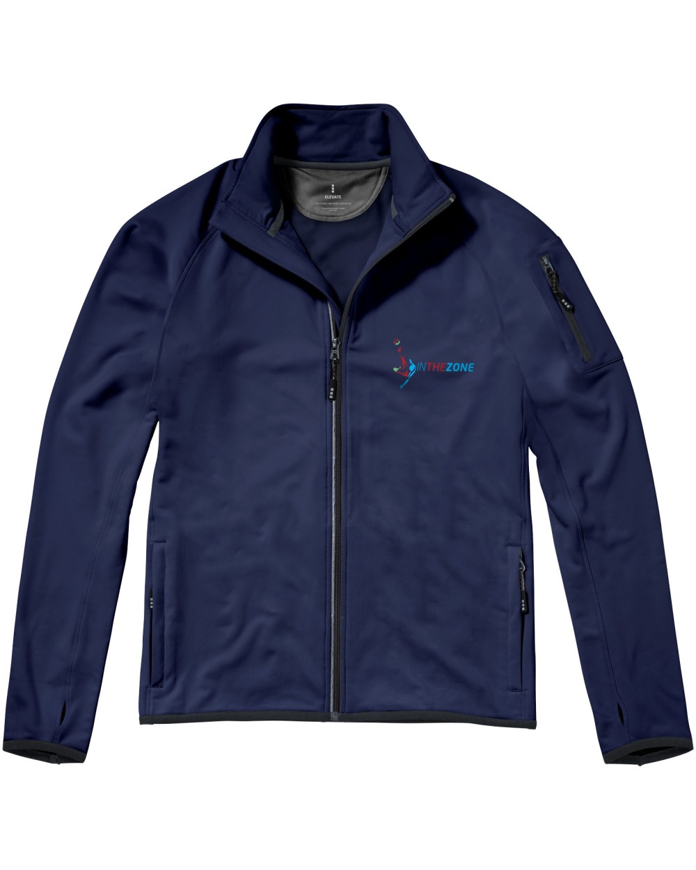 Laines polaires personnalisable ELEVATE Veste full zip homme Mani