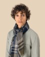 SPASSO Gestreiftes und kariertes Unisex-Schal Schals personalisierbar