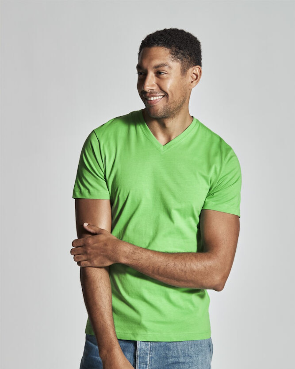 T-Shirts personnalisable COTTOVER T-SHIRT MANCHES COURTES COL V HOMME - CERTIFIÉ GOTS